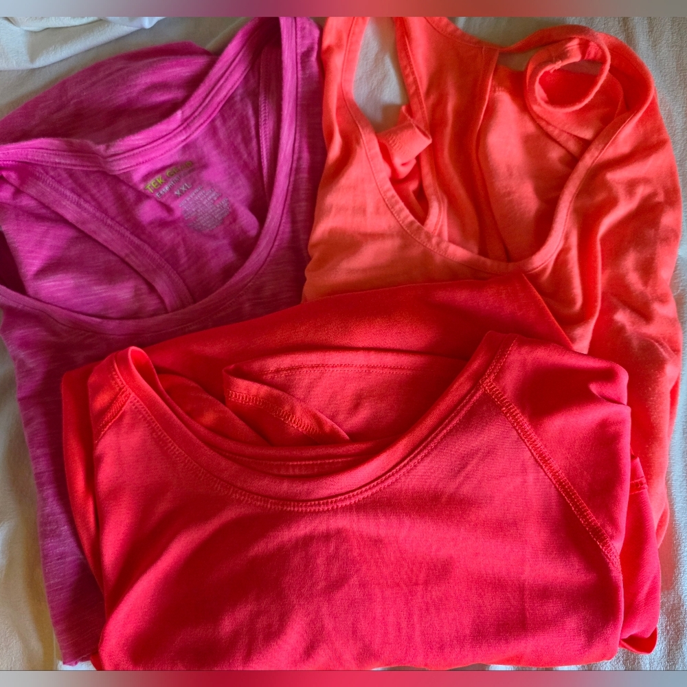 Bundle of 3 Womens Athletic Tops